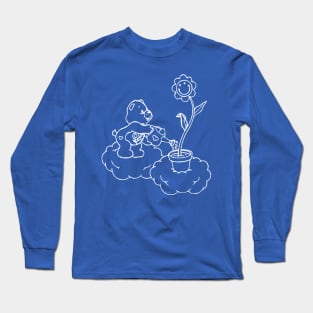 watering flowers Long Sleeve T-Shirt